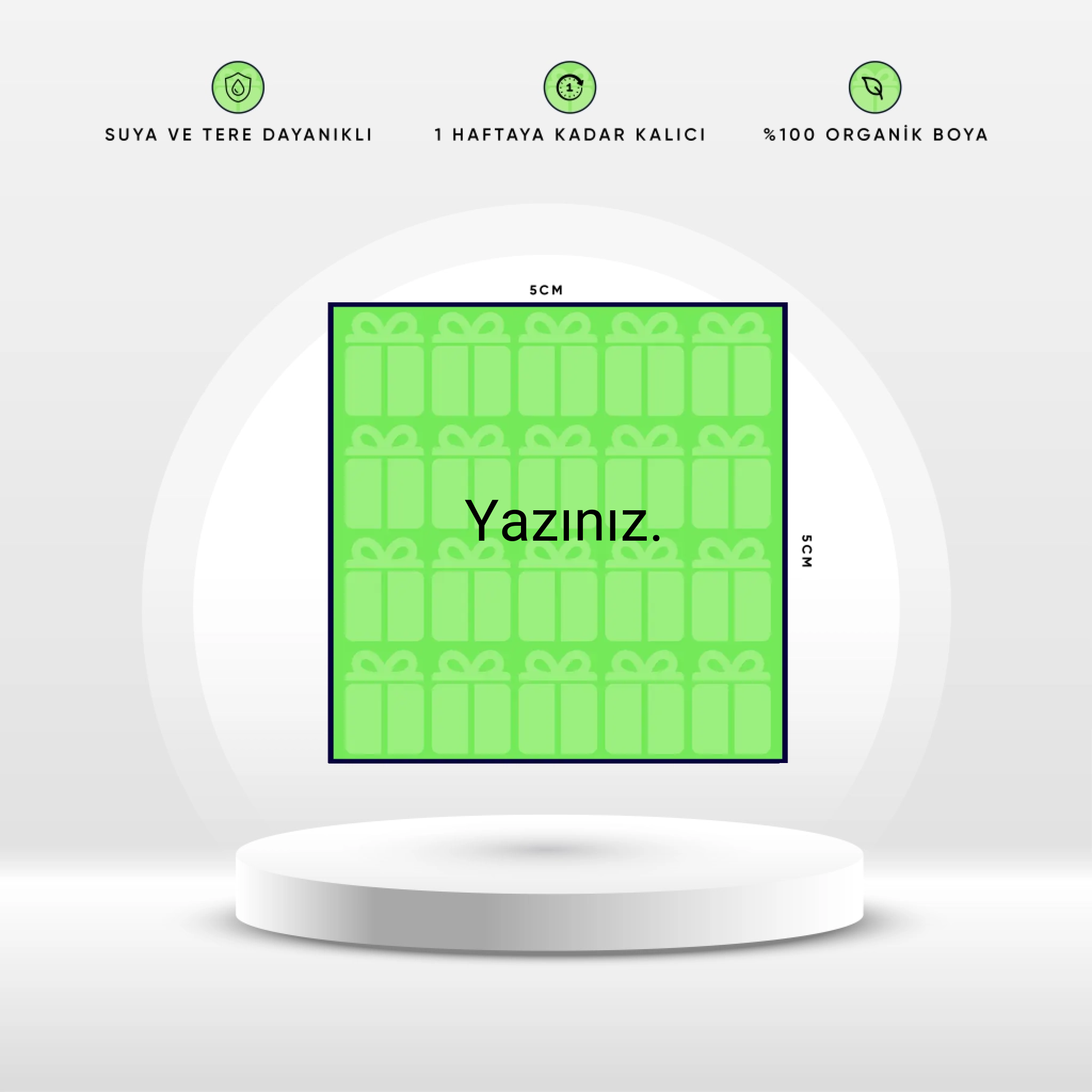 Geçici Yazı Dövmesi